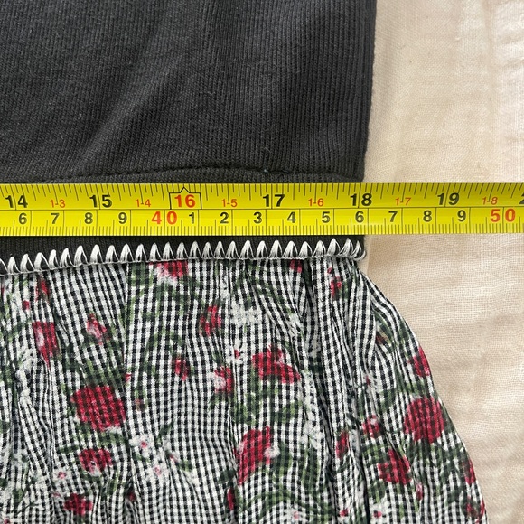 Bryn Connelly Womens Dress Size Large Black sleeveless Floral Maxi Vintage - Picture 11 of 13